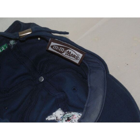 Vintage M&M Mars Hat Sportcap Adjustable Strap Green Candy Animation‎ 90s OS - Picture 7 of 7